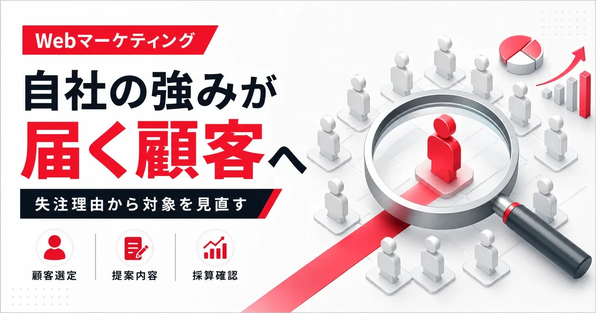 中小企業が大手に勝てない理由と、顧客を絞る判断基準