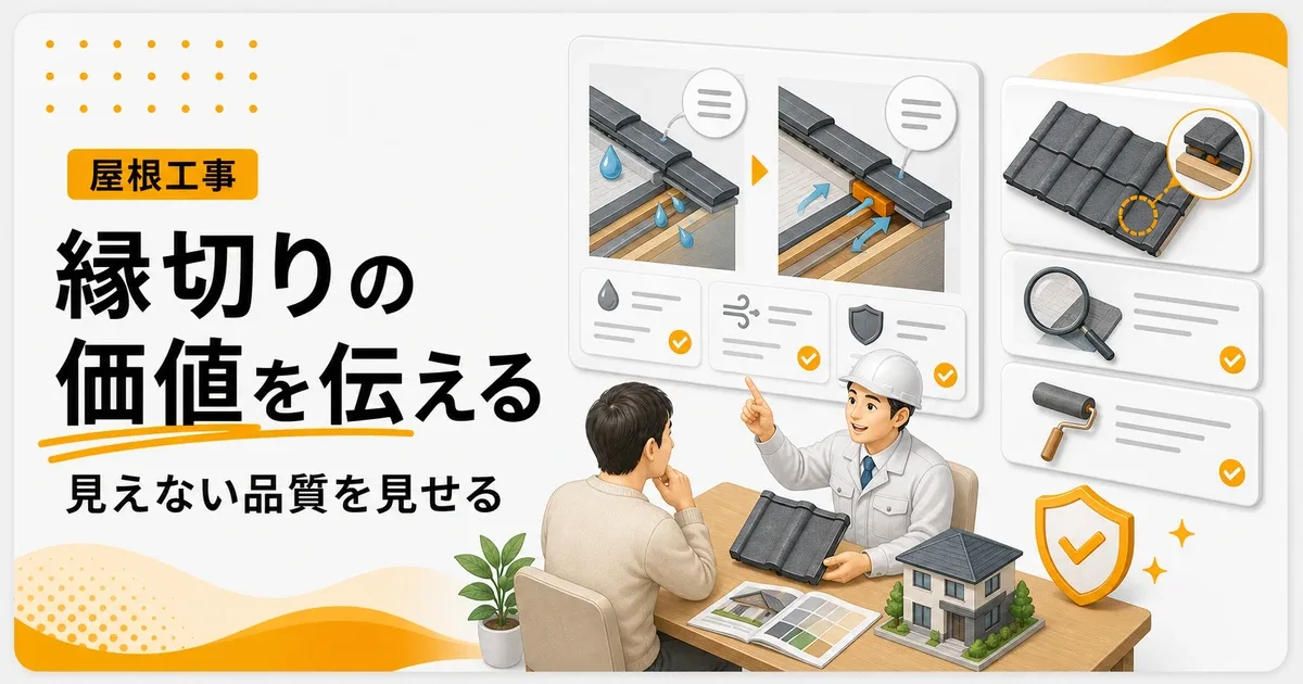 外壁塗装縁切りタスペーサー伝え方Webは価格以外で選ばれる判断材料から見直す